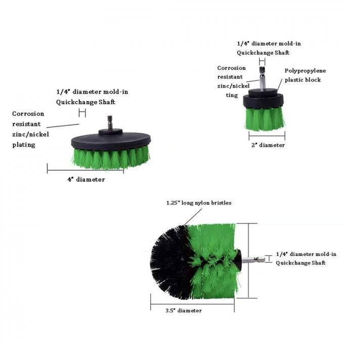 5 Pcs Brush Attachment Drill, Spin Scrubber Cleaning Brush Kit 1