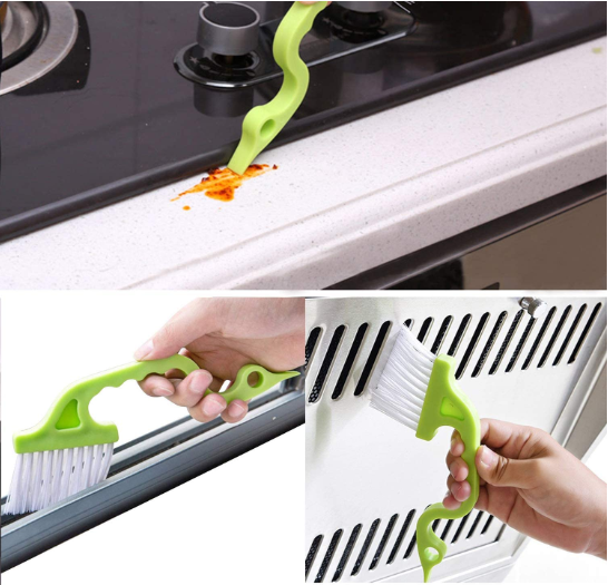 14cm Ergonomic Tile Scrubber Brush Set 6pcs With Nylon Bristle 2