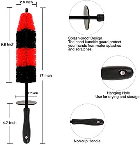 PP Car Cleaning Brush Kit Include 5 Car Detailing Brushes 1