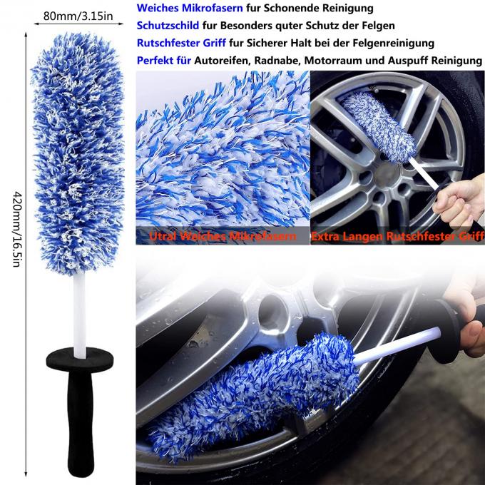 Microfibre Car Detailing Brush Set 13pcs For Interior Exterior 1