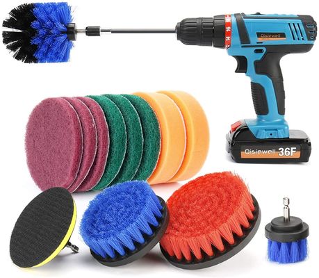 320g Electric Drill Brush Attachment 14 Pieces Sponge Sets