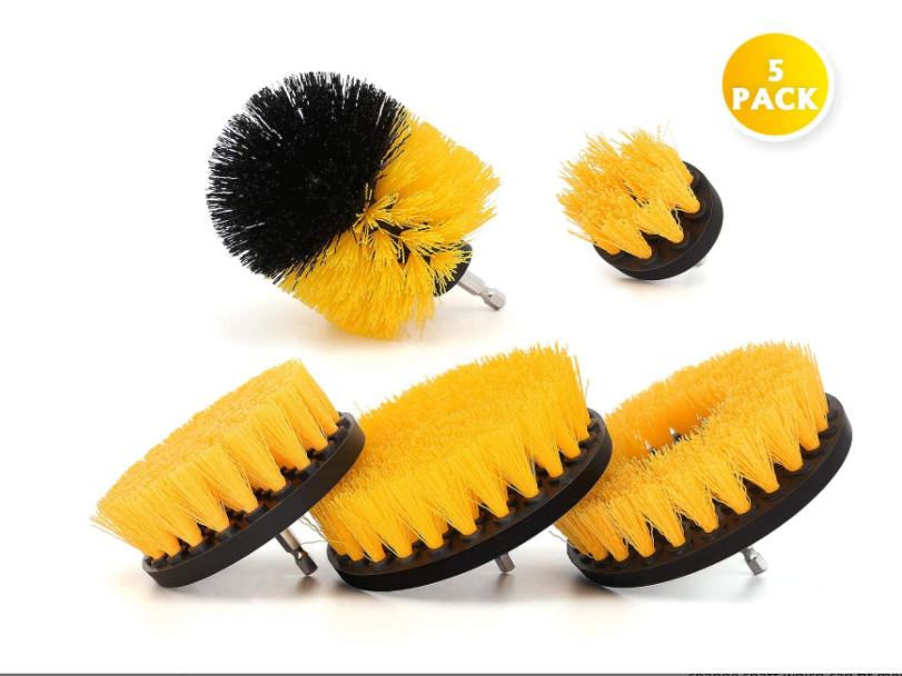 5 Pieces Power Scrubber Brush 0.35mm Filament For Drill Carpet