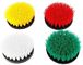 4PCS 4&quot; Drill Brush Set Soft Medium and Stiff Power Scrubbing Brush