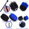 Black &amp; Blue Cleaning Drill brush for carpet tiles rims