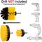 4 Pack Wheel Supplies Kit Fit Tire  Detailing Drill Brush Set