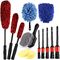 Synthetic Car Cleaning Brush Kit 14PCS OEM Wheel Tire Brush Cleaning Set