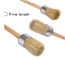 Epoxy Glue Chalk Paint Brush Set 3Pcs For Furniture Natural Bristle Painting