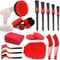 PP 18Pcs Car Cleaning Tools Kit With Car Detailing Brush