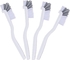 4 PCS 0.3mm PP Filament Kitchen Dish Brushes White Customerized