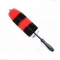 PP Car Rim Wheel And Tire Brush Red Soft Black Easy Handle